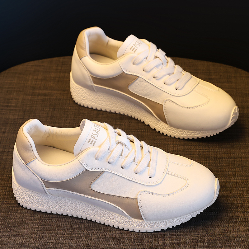 Outdoor Sport With Sticks - New Women Genuine Leather Casual Shoes