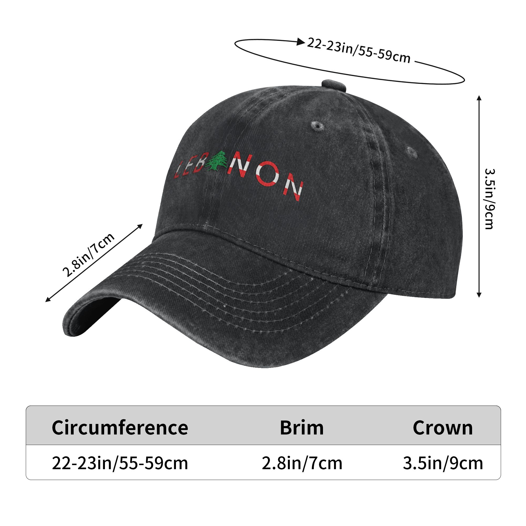 Summer Lebanon Flag  Baseball  - đánh giá và giá Outdoor Sport Hat Classic