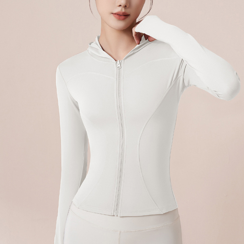 High Elastic Hoodie Yoga Jacke - đánh giá và giá Outdoor Sport Jacket Women'S