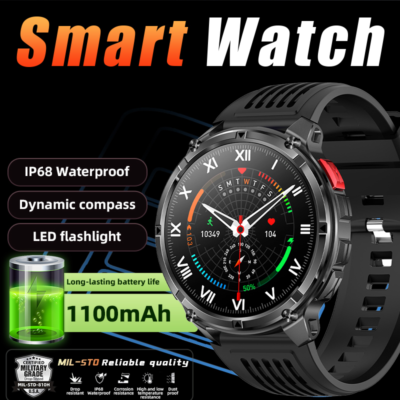 1100mAh Battery Smart Watch Co - đánh giá và giá Outdoor Sport Day