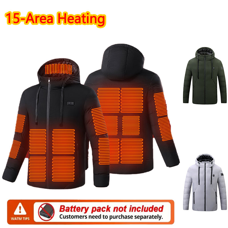 15 Area Heated Winter Hooded J - đánh giá và giá Outdoor Sport Area