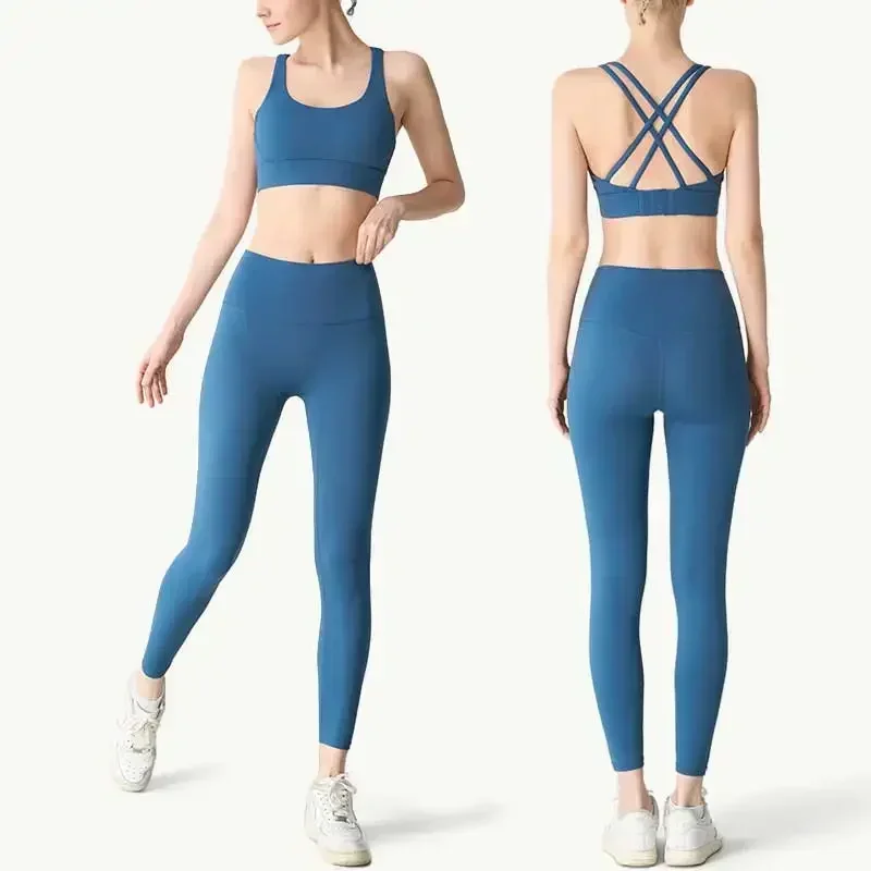 Women's 2 Piece Yoga Set Sexy  - đánh giá và giá Outdoor Sport Leggings