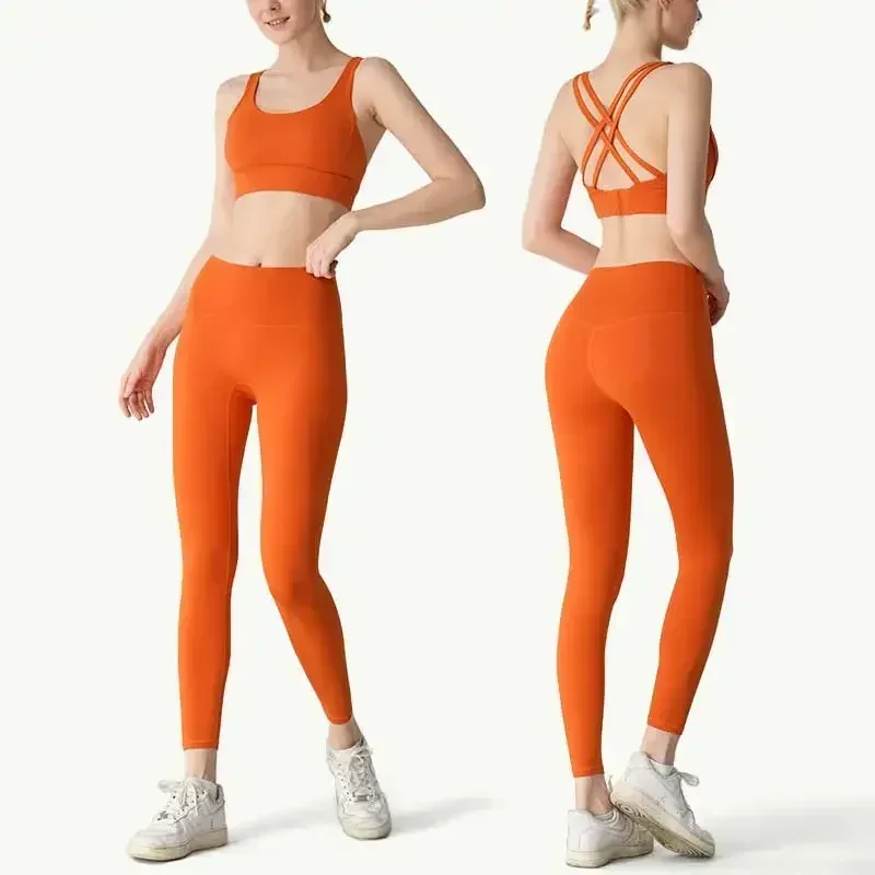 Women's 2 Piece Yoga Set Sexy  - đánh giá và giá Outdoor Sport Leggings