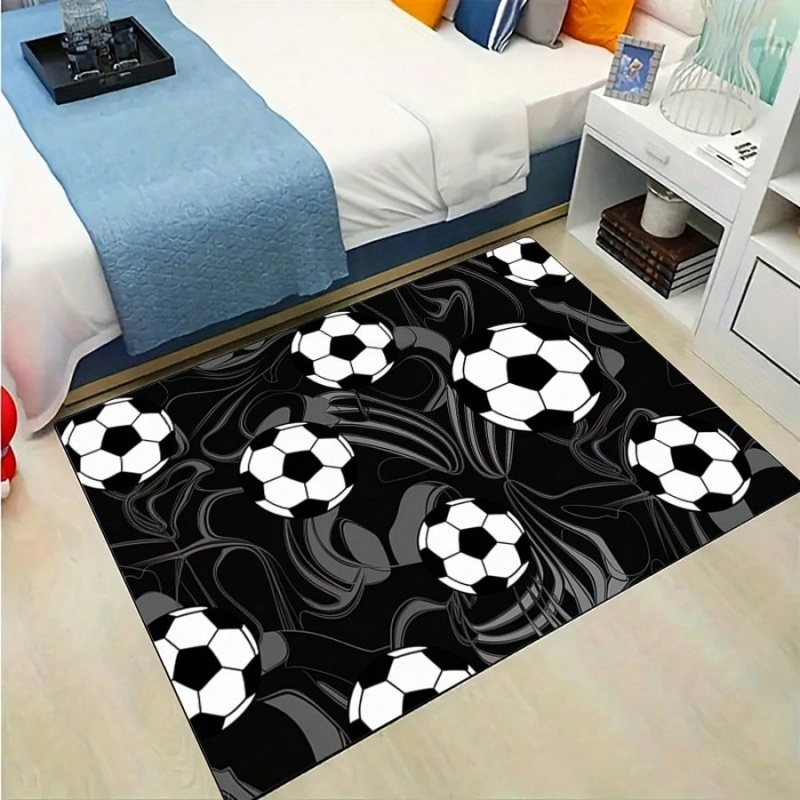 Black Gray Swirl Soccer Print  - đánh giá và giá Outdoor Sport Area