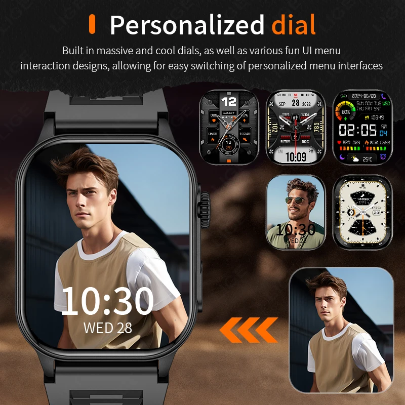 LIGE 2026 Outdoor Smart Watch  - đánh giá và giá Outdoor Sport Day