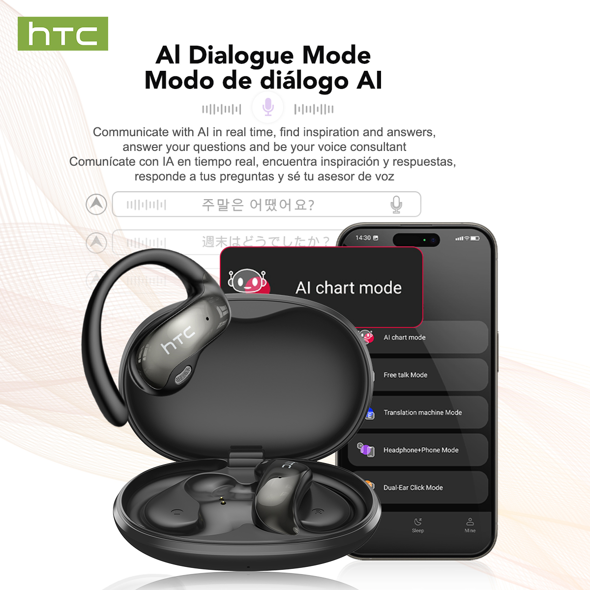 HTC NE19 Bluetooth Earphones A - đánh giá và giá Outdoor Sport Bar