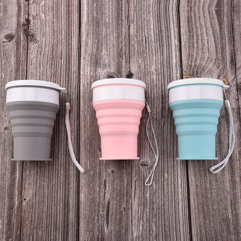 200Ml Silicon Gấp Gọn Kính Cắm - đánh giá và giá Outdoor Sport Glass Water Bottle
