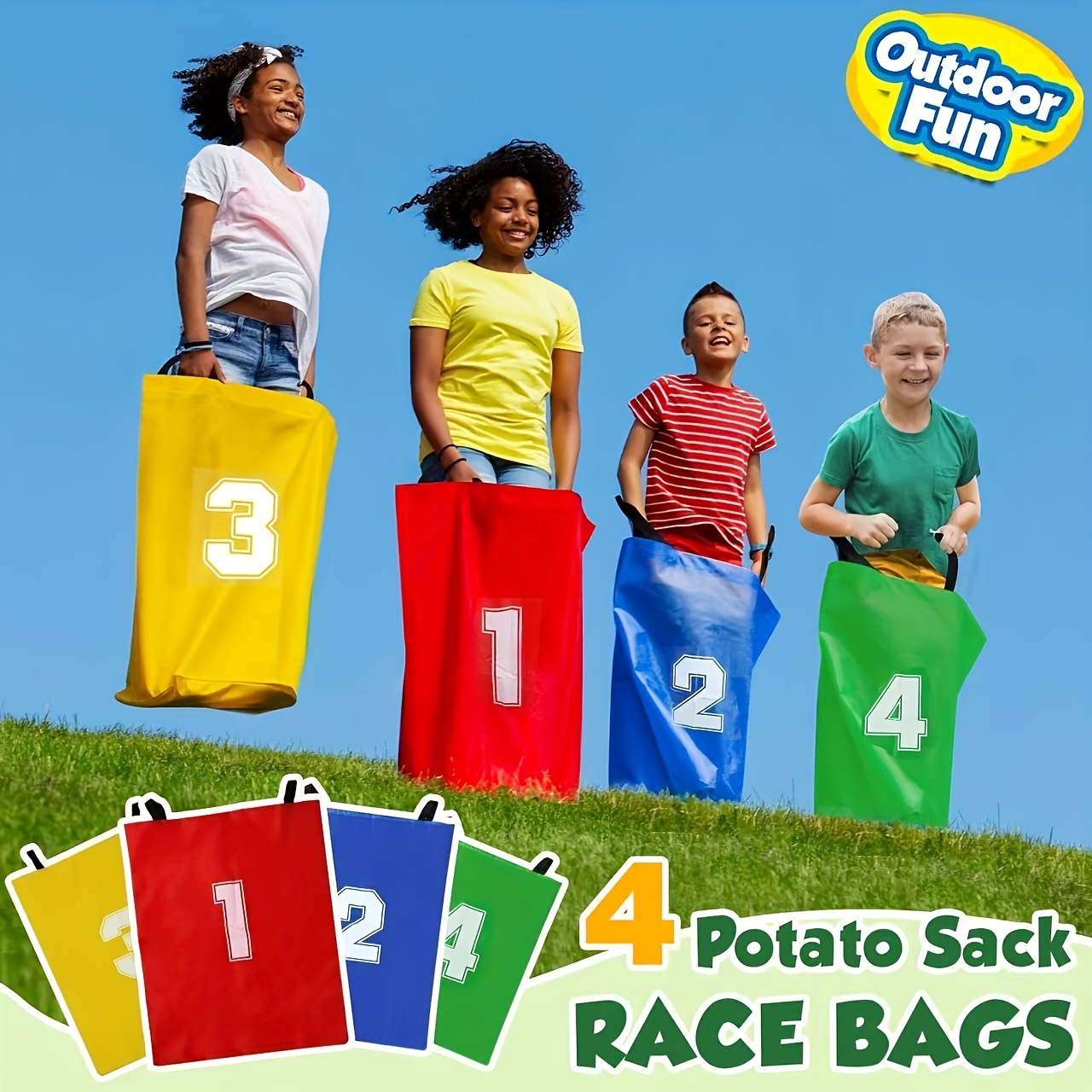 4pcs Canvas Potato Sack Game B - đánh giá và giá Outdoor Sport Bag