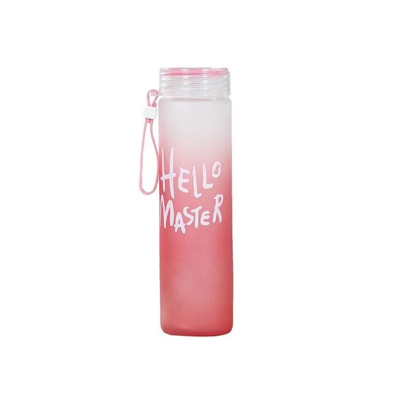 350ml Sport  Silicone Letter T - đánh giá và giá Outdoor Sport Glass Water Bottle
