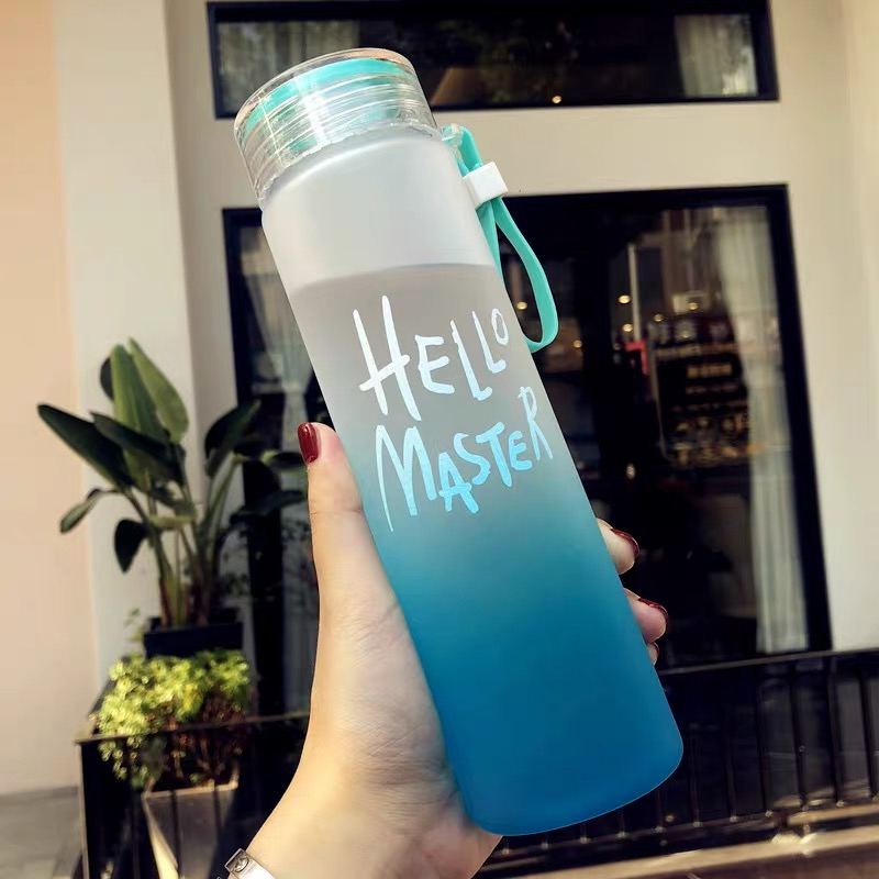 350ml Sport  Silicone Letter T - đánh giá và giá Outdoor Sport Glass Water Bottle