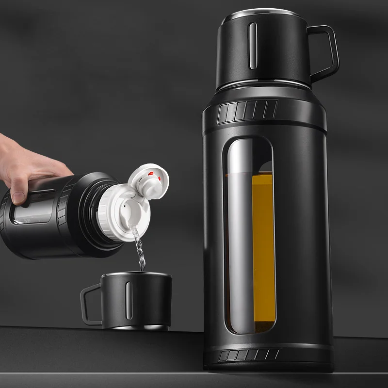 Large Capacity 2L Glass Water  - đánh giá và giá Outdoor Sport Glass Water Bottle